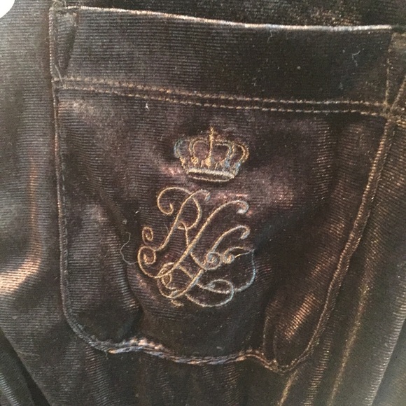 Lauren Ralph Lauren black velvet robe Medium - Picture 4 of 8